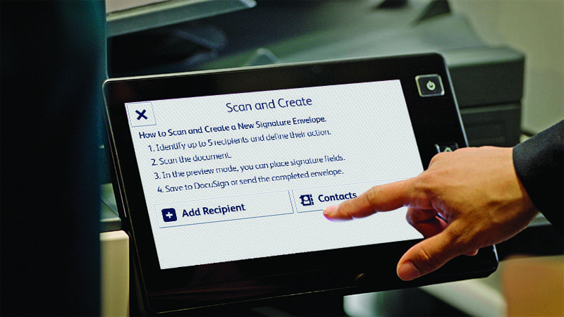 App tablet creare DocuSign