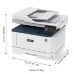 Stampante multifunzione Xerox® B315 vista di tre quarti con dimensioni.